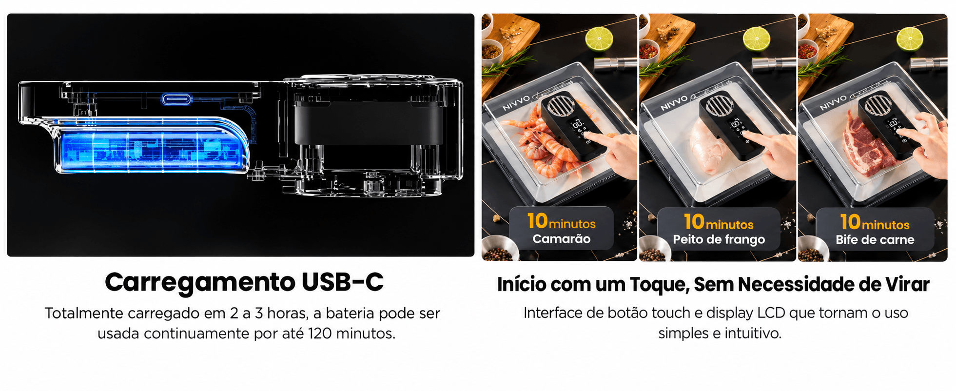 Bandeja de descongelamento programável - descrição 2
