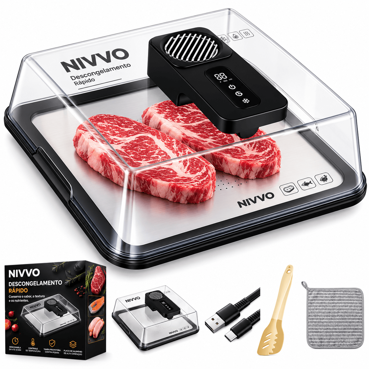 Bandeja de descongelamento programável - Padrão